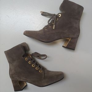 Marion Parke Stevie suede lace up boots